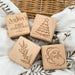 Personalised Timber Keepsake Block - Christmas