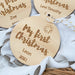 Personalised Christmas bauble - My First Christmas (original design)