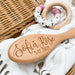 Personalised Wooden Baby Hairbrush (goat hair)