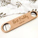 Personalised Timber Bottle Opener