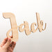 NAME Script WALL Plaque - Small (Door Sign) -  - ONE.CHEW.THREE Boutique teething, modern accessories