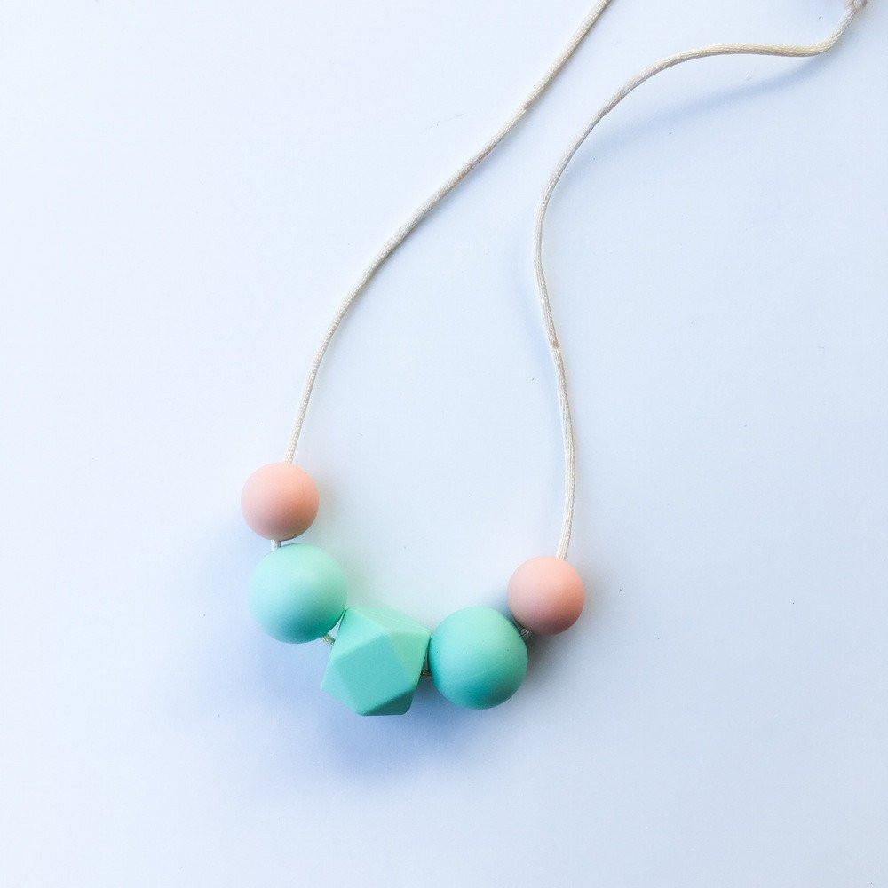 LILY Mini Me Silicone Necklace (3yrs plus) - Necklaces - ONE.CHEW.THREE Boutique teething, modern accessories