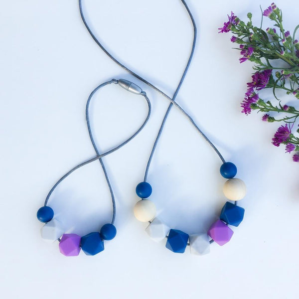 Mumma + MINI ME Necklace Set - Necklaces - ONE.CHEW.THREE Boutique teething, modern accessories