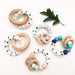 A PERSONALISED Silicone and Wood Name Teether - Teethers - ONE.CHEW.THREE Boutique teething, modern accessories