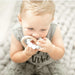 DUO Silicone and Beech Wood Teether - Teethers - ONE.CHEW.THREE Boutique teething, modern accessories