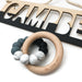 DUO Silicone and Beech Wood Teether - Teethers - ONE.CHEW.THREE Boutique teething, modern accessories