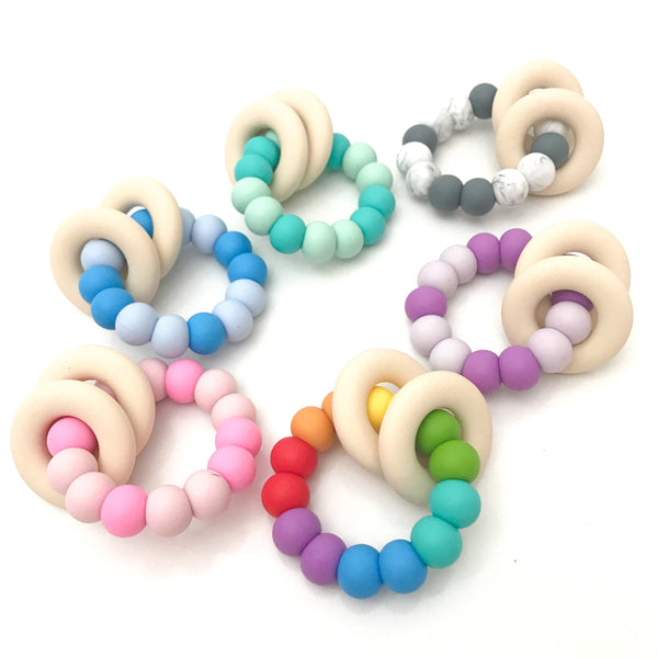 GUMMI Silicone Teether - Teethers - ONE.CHEW.THREE Boutique teething, modern accessories