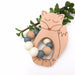 Woodland FOX, OWL or BEAR Silicone and Beech Wood Teether - Teethers - ONE.CHEW.THREE Boutique teething, modern accessories