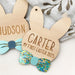 Personalised Easter Basket Bunny Tag - Bowtie