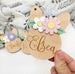 Personalised Easter Basket Bunny Tag - Flower Crown