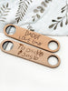 Personalised HANDWRITTEN ARTWORK Timber Bottle Opener