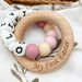 A Personalised Silicone NAME Teether