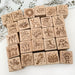 Personalised Wooden Baby Blocks - Christmas