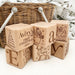 Personalised Wooden Baby Blocks - Christmas