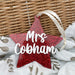 Personalised Christmas baubles - Glitter Stars