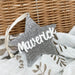 Personalised Christmas baubles - Glitter Stars