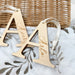 Personalised Christmas baubles / gift tags - Timber Initials