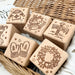 Personalised Wooden Baby Blocks - Christmas