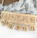 Personalised Wooden NAME Puzzle - Christmas