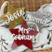 Personalised Christmas baubles - Glitter Stars