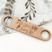 Personalised HANDWRITTEN ARTWORK Timber Bottle Opener