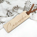 Personalised Timber Bookmark - Text