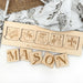 Personalised Wooden NAME Puzzle - Christmas