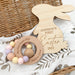 Personalised Milestone Plaque - First Easter (Standing Bunny)