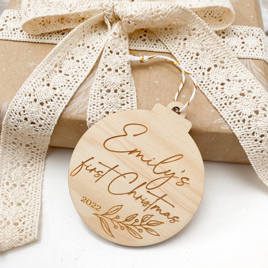 Personalised Christmas baubles - Signature Series