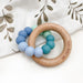DUO Silicone and Beech Wood Teether
