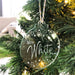 Teacher Christmas baubles - Personalised -  - ONE.CHEW.THREE Boutique teething, modern accessories