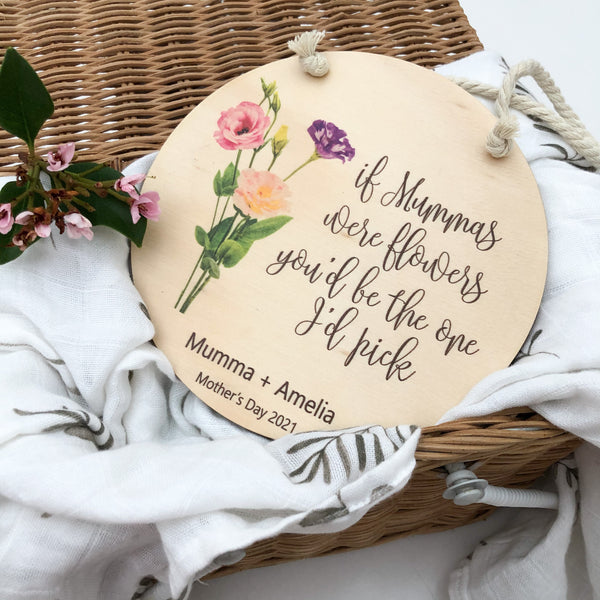 Personalised Mother's Day Hanging Plaque