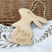 Personalised Easter Basket Bunny Tag - Timber Standing Bunny