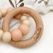 DUO Silicone and Beech Wood Teether