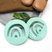 Rainbow Silicone Teething Disc - Teethers - ONE.CHEW.THREE Boutique teething, modern accessories