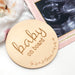 Single Baby and Pregnancy Milestone Plaques -  - ONE.CHEW.THREE Boutique teething, modern accessories