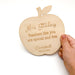 Apple Teacher Appreciation Plaque - Personalised -  - ONE.CHEW.THREE Boutique teething, modern accessories