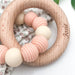 BEEHIVE Silicone and Beech Wood Teether - Teethers - ONE.CHEW.THREE Boutique teething, modern accessories