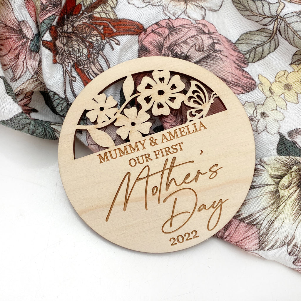 Personalised Milestone Plaque - First Mother's Day