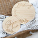 Baby Record Announcement Plaques - Signature series