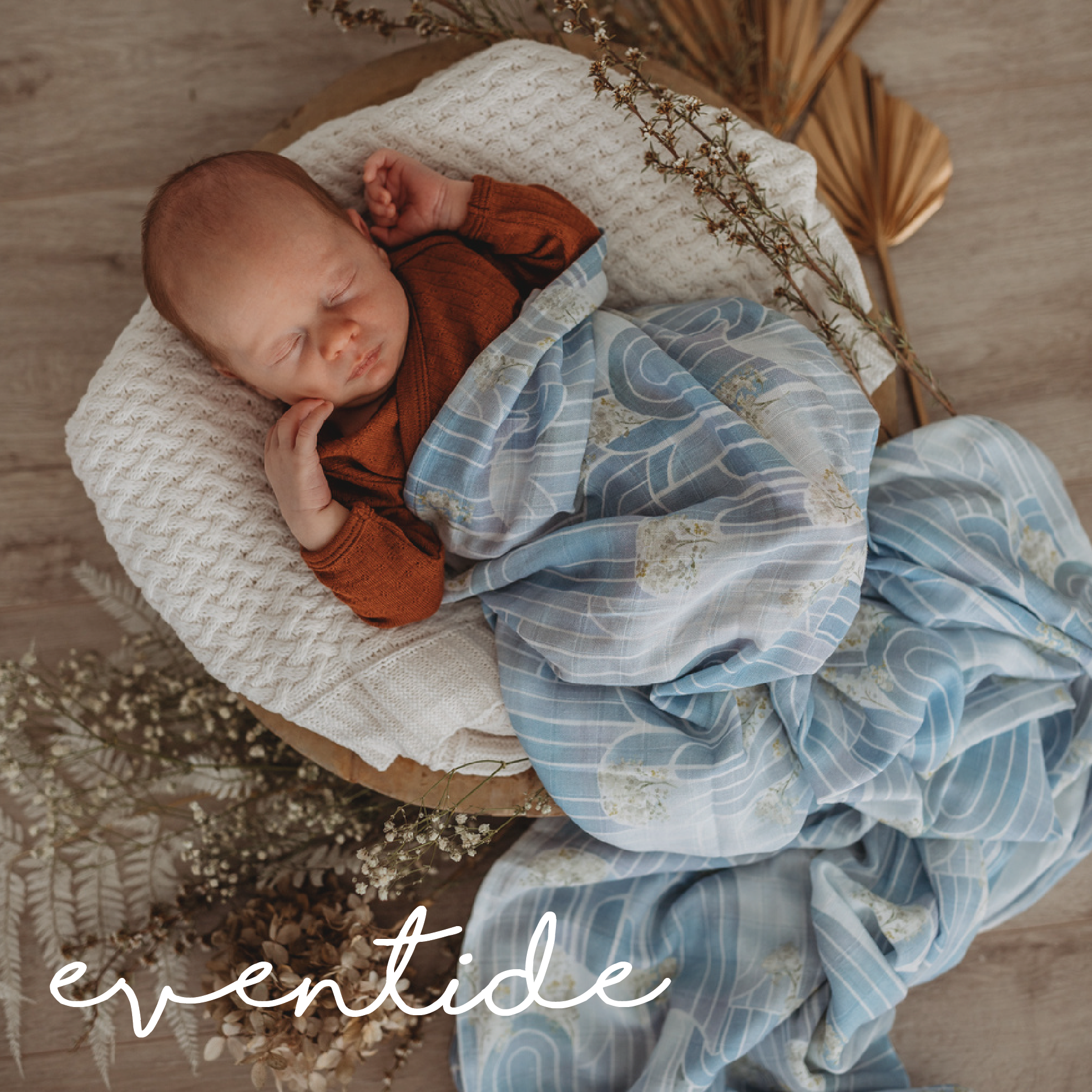 Organic Muslin Swaddle Wrap Snuggle Hunny Kids ONE.CHEW.THREE