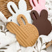 Easter Edition CHOCOLATE BUNNY Silicone Teething Disc