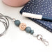 MONOGRAM Teacher Silicone Lanyard - Necklaces - ONE.CHEW.THREE Boutique teething, modern accessories