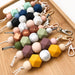 MINI Silicone Key Chain / Nappy Bag Charm - Accessories - ONE.CHEW.THREE Boutique teething, modern accessories