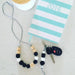 MINI Silicone Key Chain / Nappy Bag Charm - Accessories - ONE.CHEW.THREE Boutique teething, modern accessories