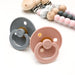 MARBLE Monogram Silicone Dummy Holder - Accessories - ONE.CHEW.THREE Boutique teething, modern accessories