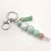 TASSEL Silicone Key Chain / Nappy Bag Charm - Accessories - ONE.CHEW.THREE Boutique teething, modern accessories
