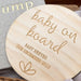 Announcement Plaques (various designs) -  - ONE.CHEW.THREE Boutique teething, modern accessories