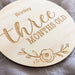 Baby Milestone Plaques - Designer Series (various designs) -  - ONE.CHEW.THREE Boutique teething, modern accessories