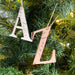 Personalised Christmas baubles / gift tags - Mirror Initials